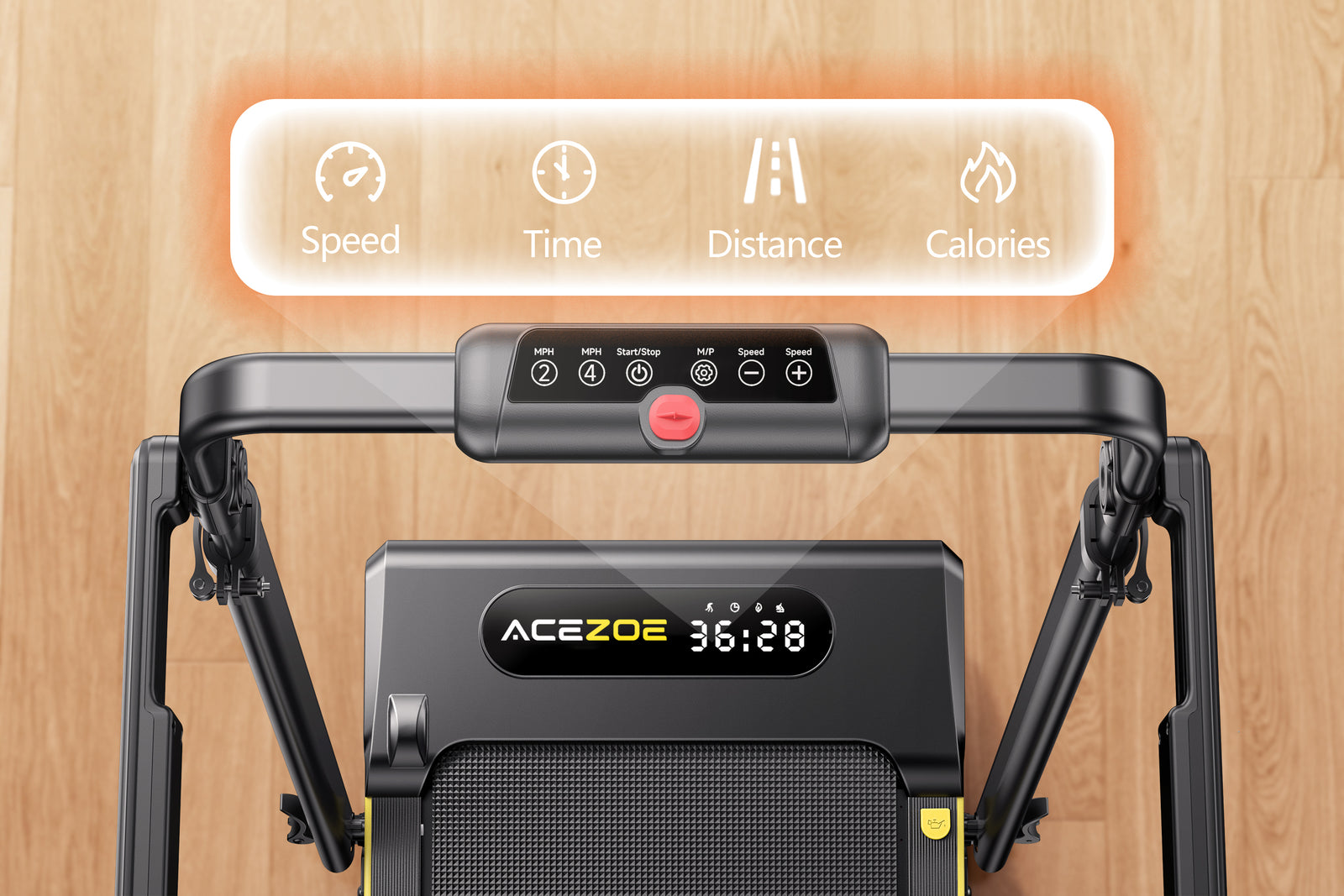 Adjust Speed and Track Data with a Tap