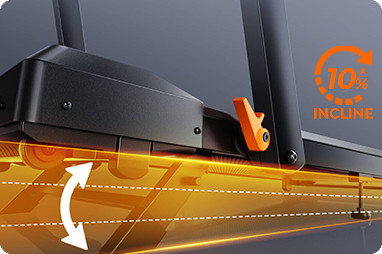 Up to 10% Incline for a Stronger Burn