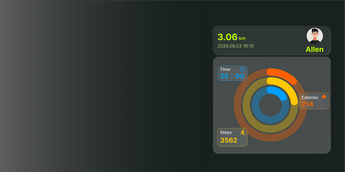 Track every workout with ACEZOE